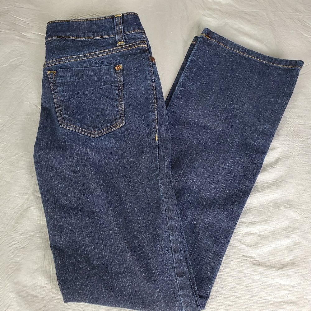 DKNY Bootcut Jeans Womens 4 Reg Dark Wash 29x31 Mid-Rise